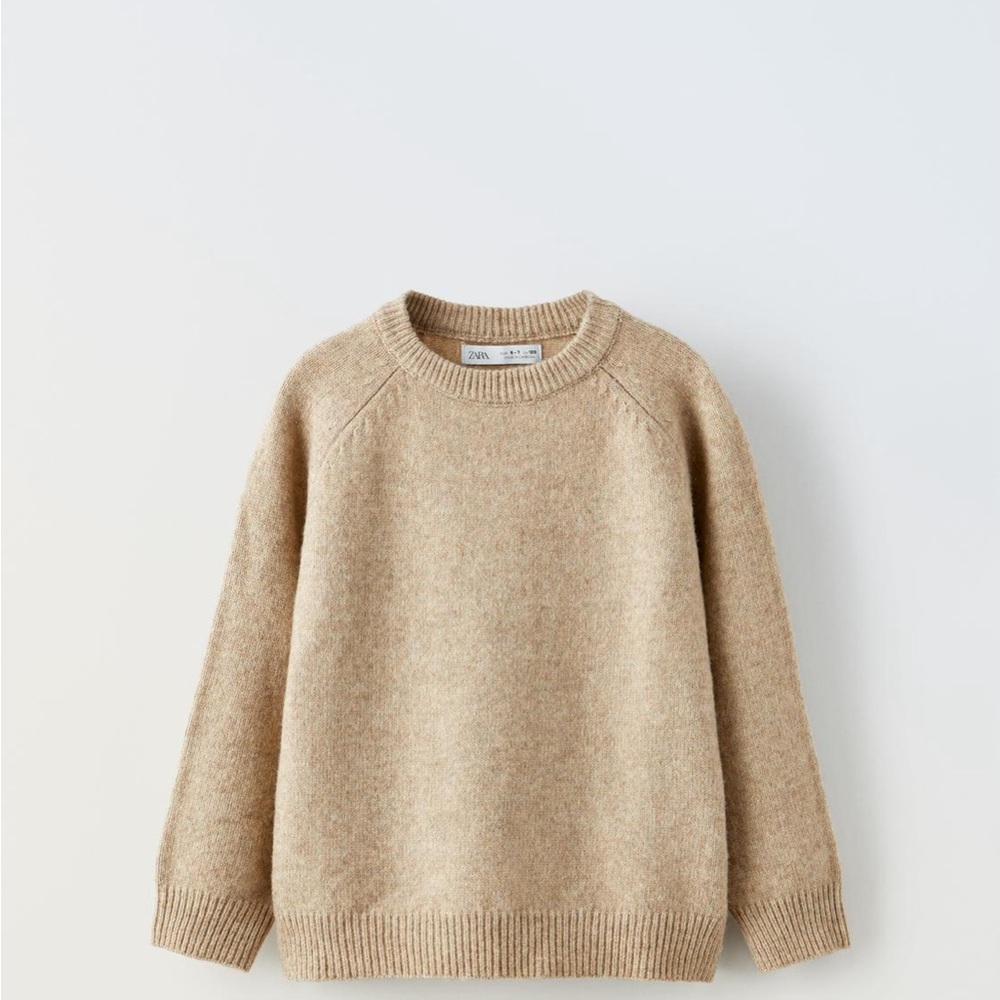 Zara Boy 13-14 Tan Sweater